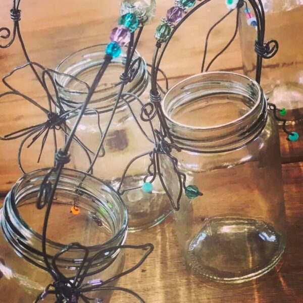 clase frascos decorados